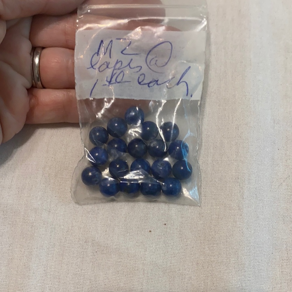 Royal Blue Lapis Beads